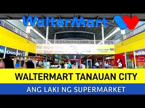 Waltermart Supermarket in Tanauan, Supermarkets And .